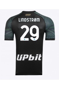 SSC Napoli Jesper Lindstrom #29 Jalkapallovaatteet Kolmaspaita 2023-24 Lyhythihainen